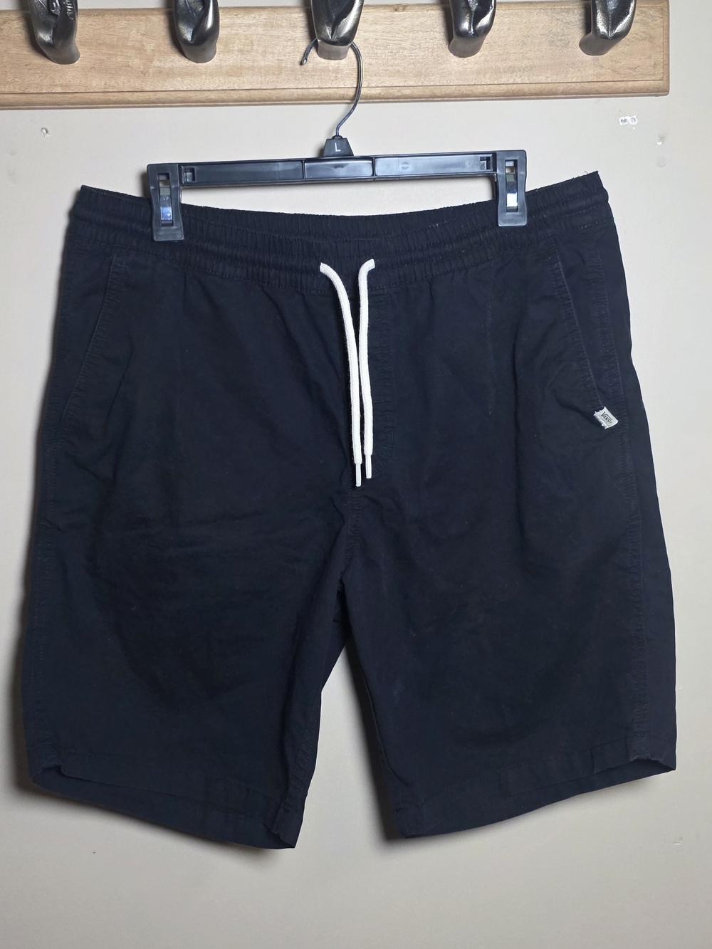 Vans Black Van's Drawstring Shorts sz Large
